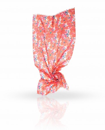 Палантин Женский W-LOTUS/RED